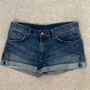 Citizens Of Humanity cuffed Jean Shorts. Size 30.